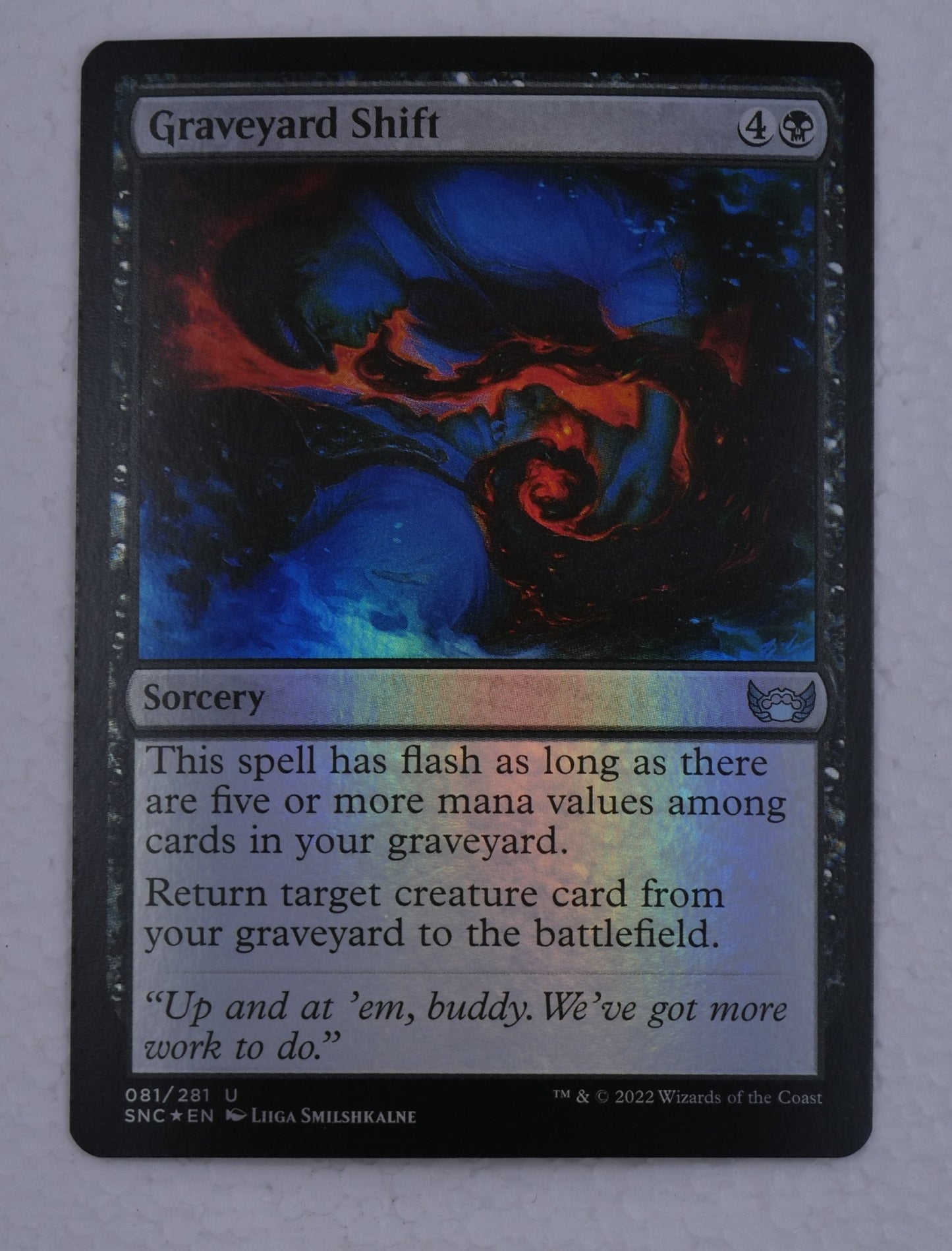 Graveyard Shift foil MTG Streets of New Capenna