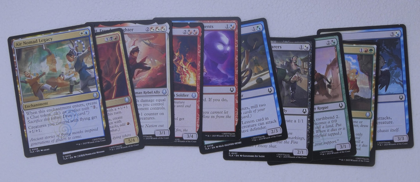Avatar: The Last Airbender Multicolor Starter Pack (10 Cards)