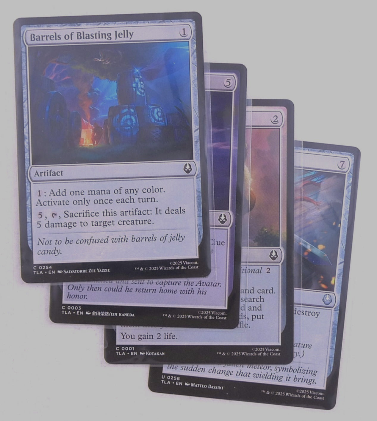 Avatar The Last Airbender Colorless Starter Pack (4 Cards)