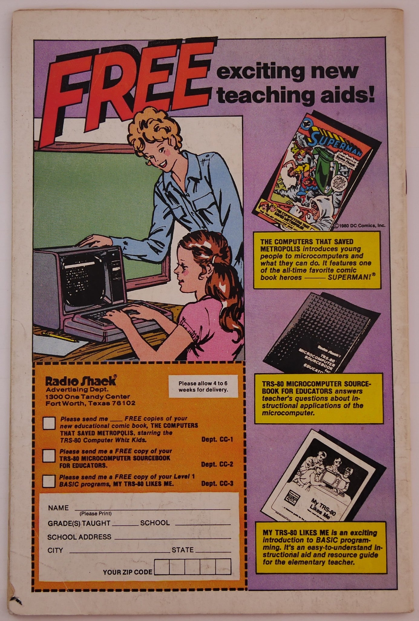 Superman The Computers That Saved Metropolis (1980) Radio Shack Promo