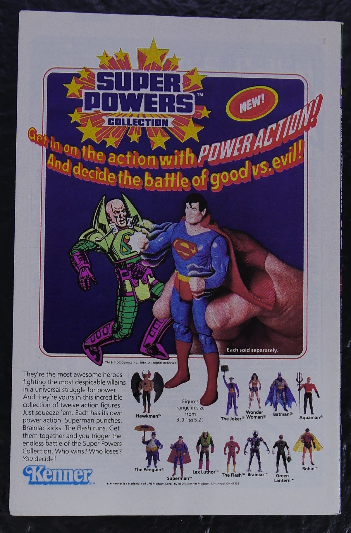 Super Powers #2 DC 1985 Newsstand Darkseid Hawkman Green Arrow Mini-Series