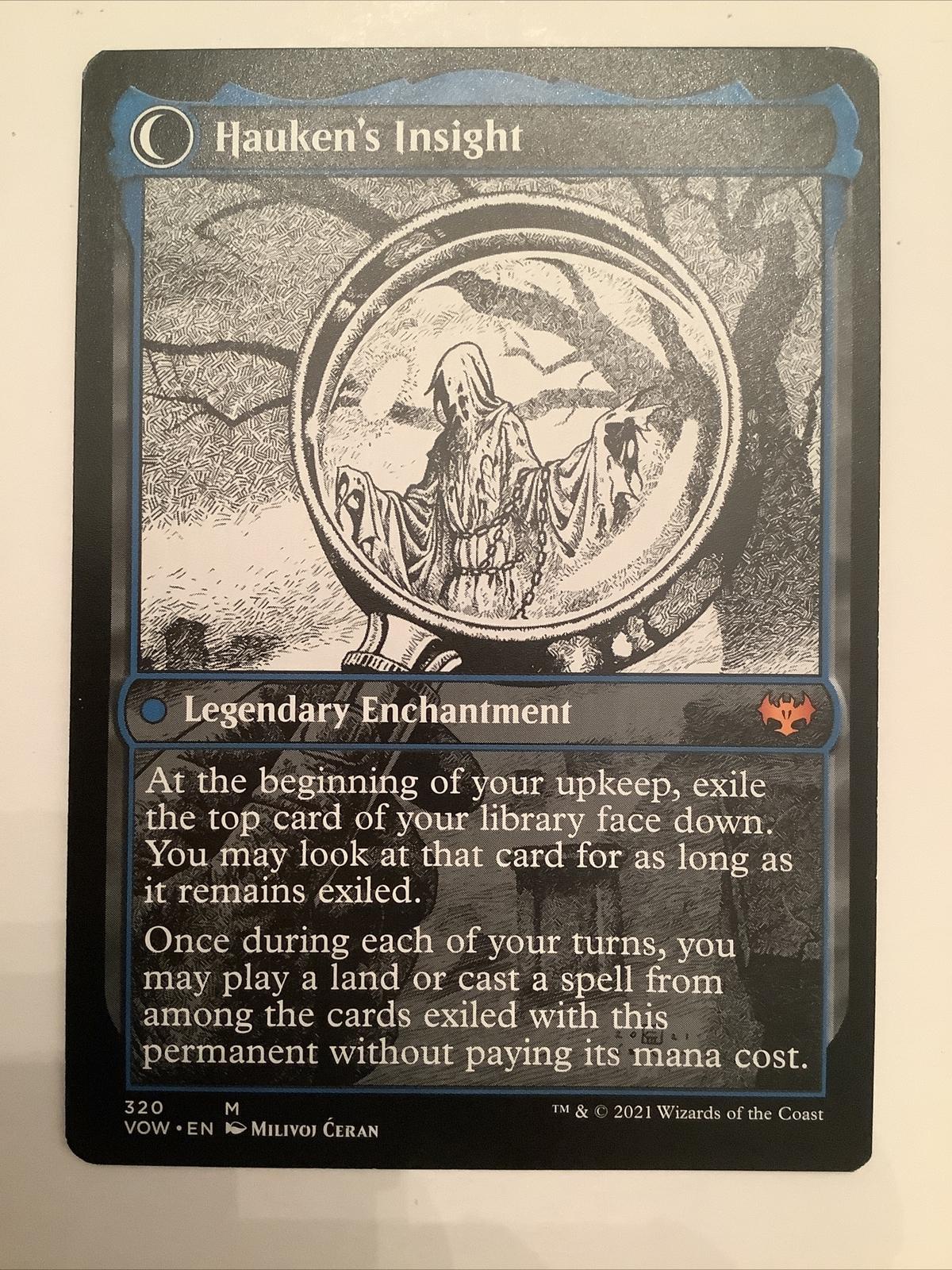 MTG VOW: Jacob Hauken,Inspector Hauken's Insight (Legendary)Showcase Mythic 320