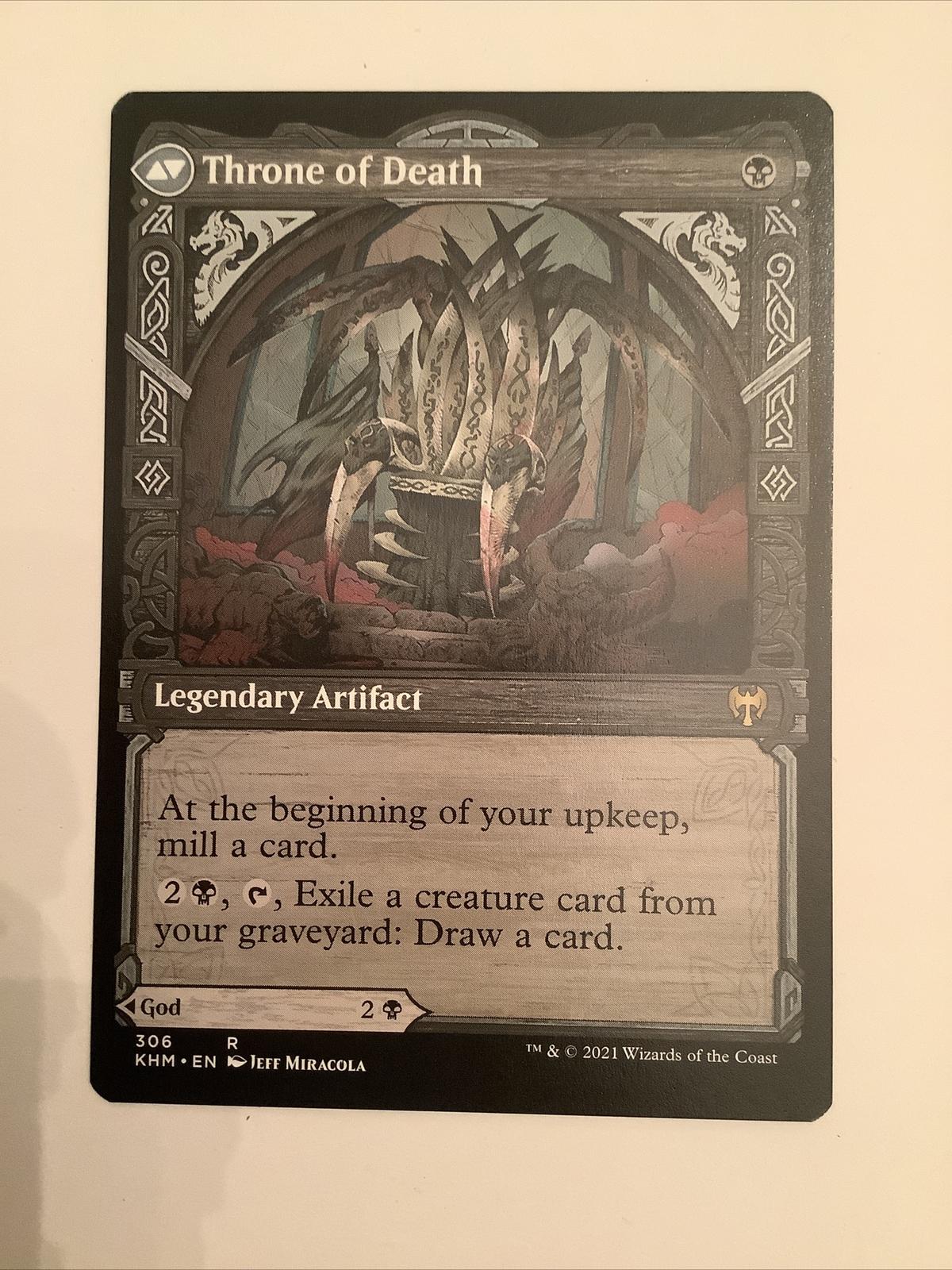 Egon, God of Death KHM 306 MTG Deathtouch Graveyard