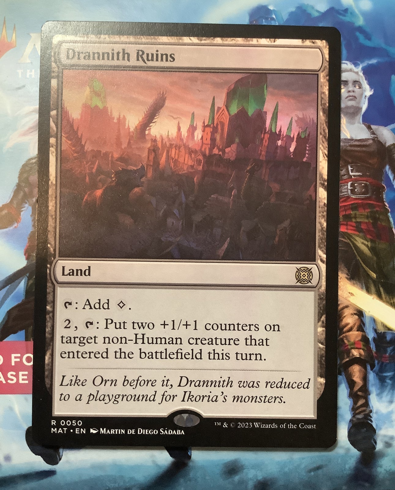 Drannith Ruins MTG card from March of the Machine Aftermath MAT 50 by DM Vault Co