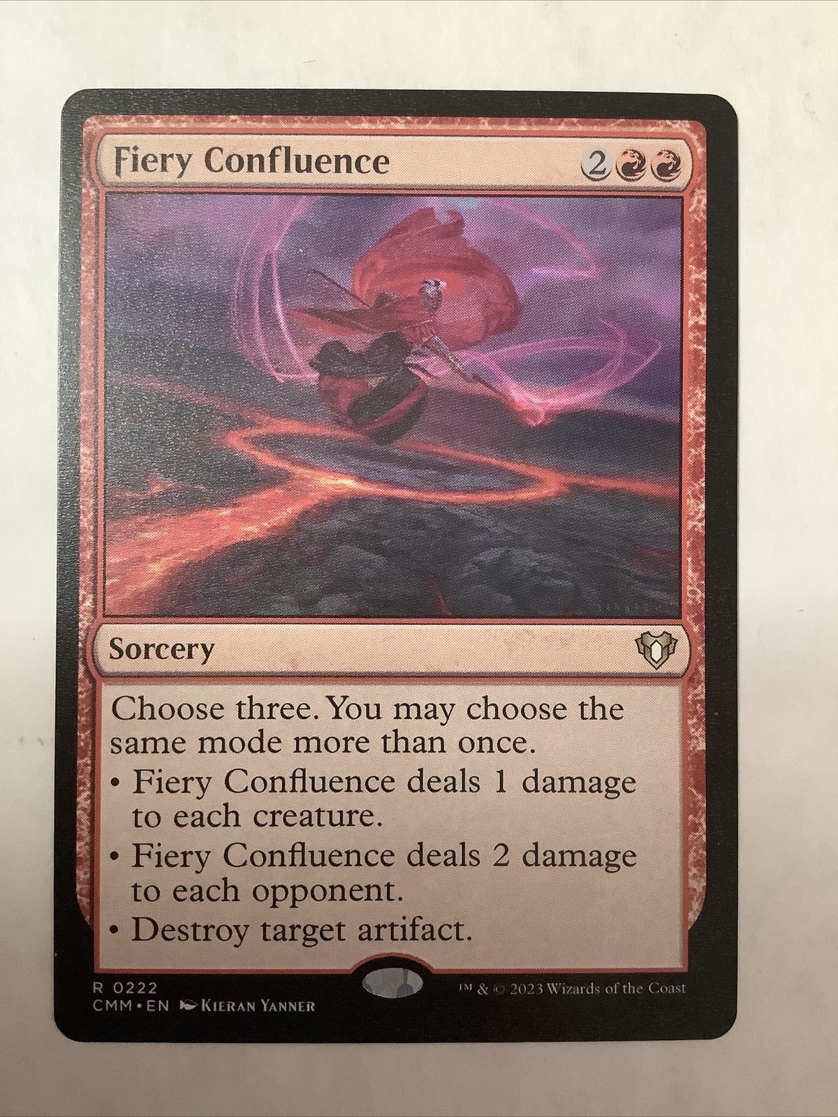 Fiery Confluence CMM 222 Regular Finish from Commander Masters.