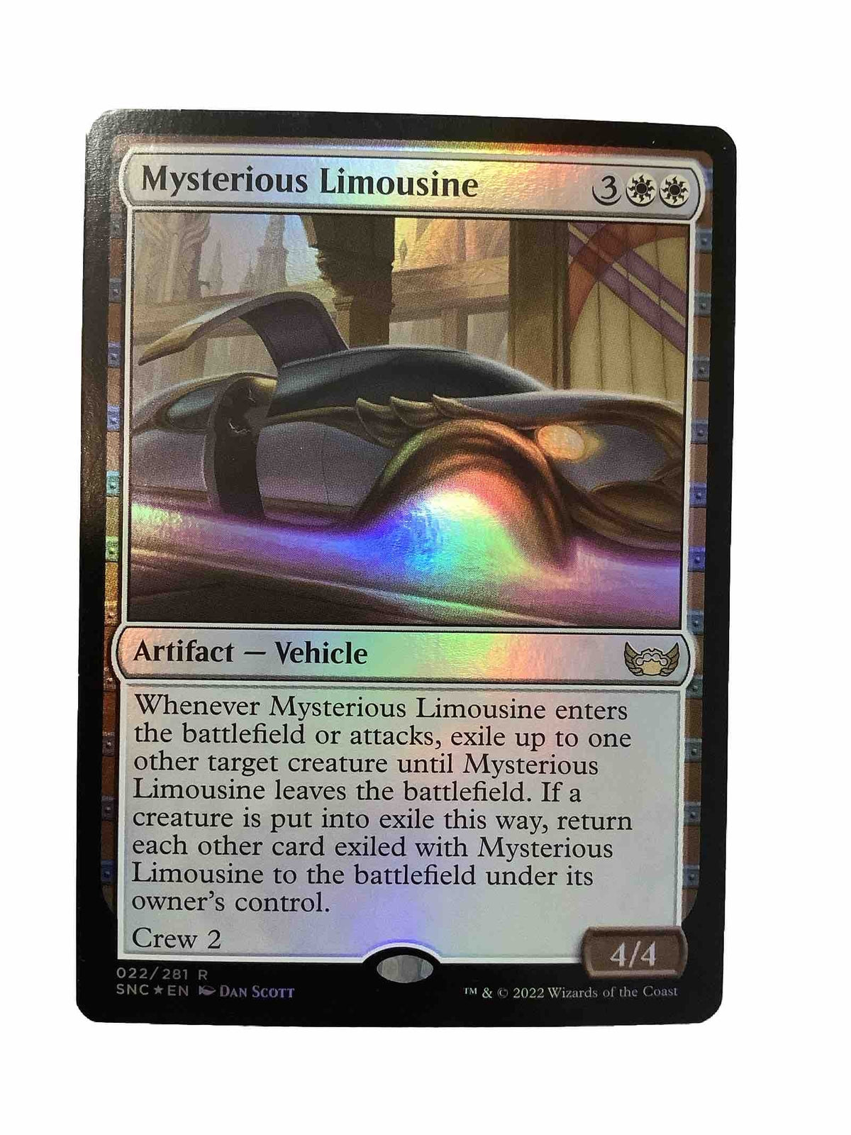 Mysterious Limousine SNC #22 Foil from Streets of New Capenna.