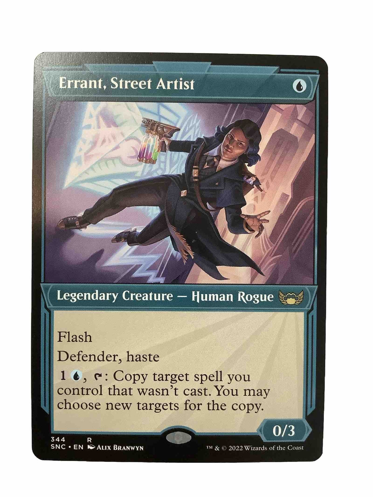 Errant, Street Artist SNC #344 Showcase Regular Finish from Streets of New Capenna.