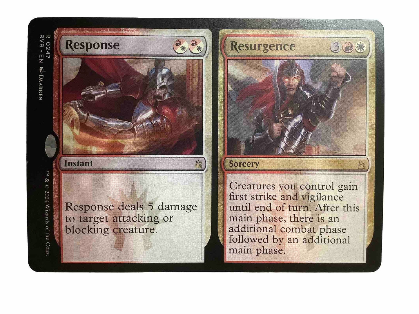 Response // Resurgence — Ravnica Remastered — Regular Rare — DM Vault Co.