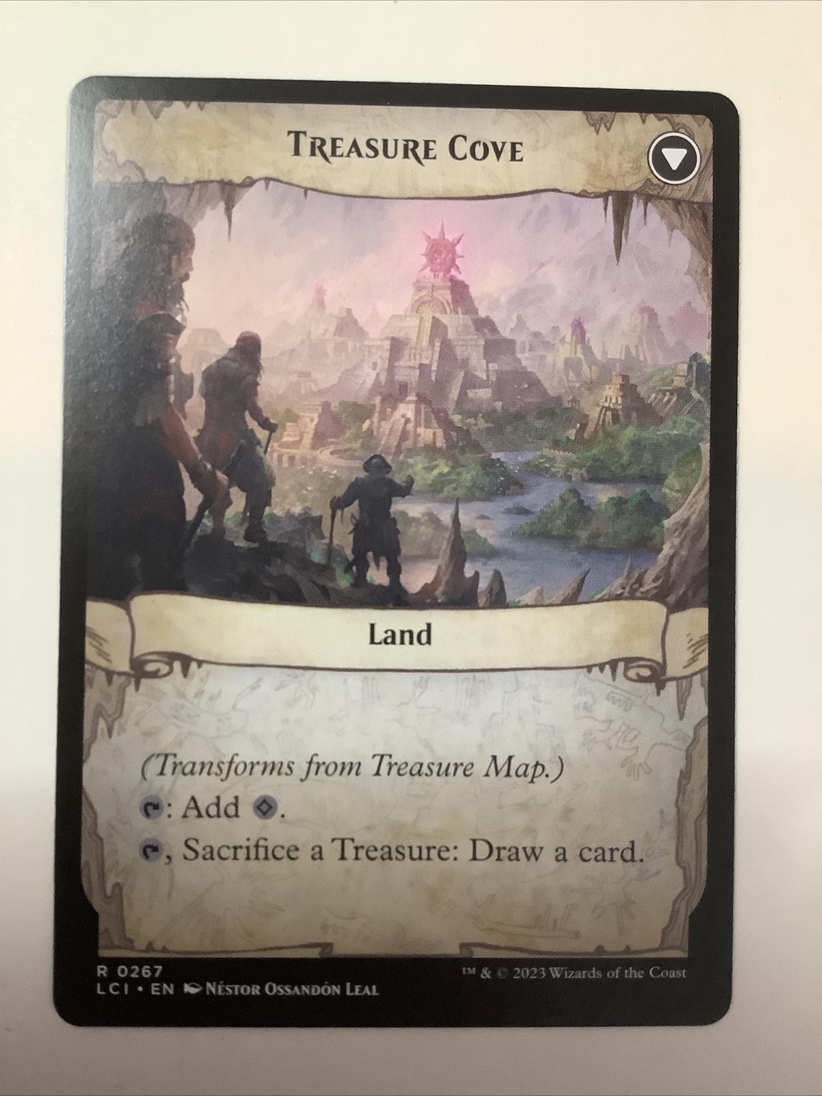 Treasure Map // Treasure Cove MTG LCI #267 DFC Artifact
