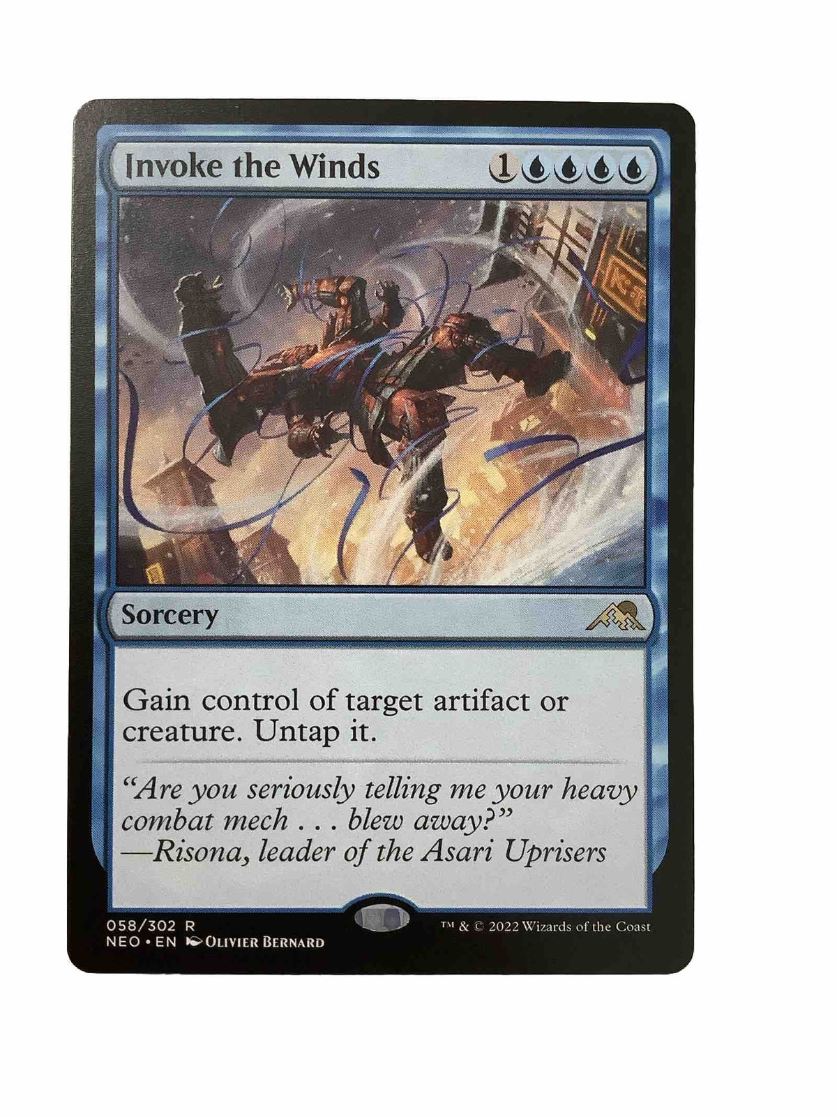 MTG NEO: Invoke the Winds (Sorcery) Regular Rare 058/302