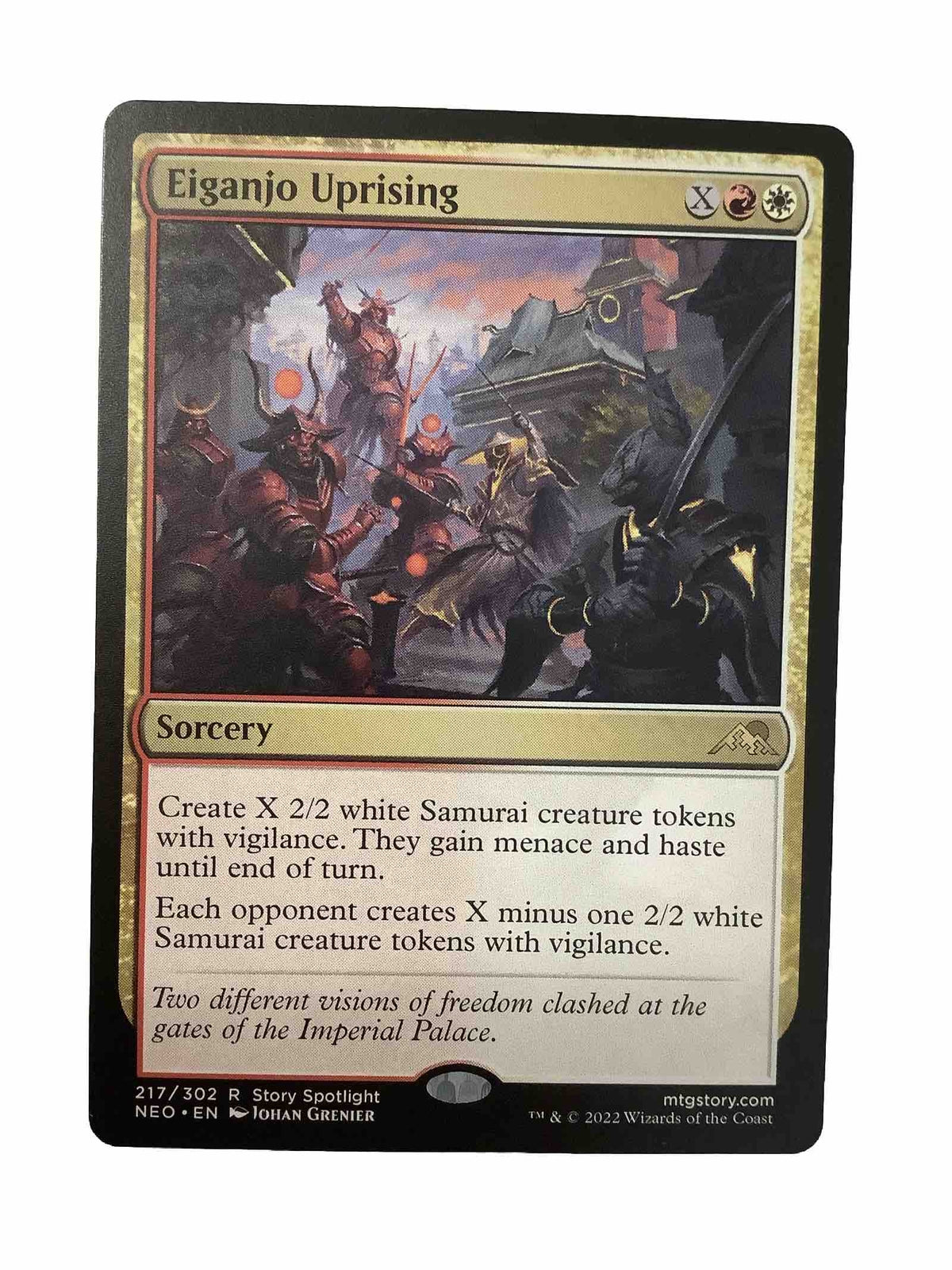 MTG NEO: Eiganjo Uprising (Sorcery) Regular Rare 217/302