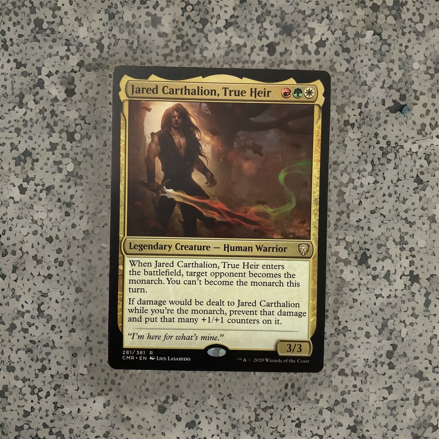 Jared Carthalion, True Heir (Commander Legends 281/361) Magic: The Gathering card front image