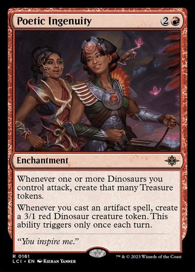MTG LCI: Poetic Ingenuity (Enchantment) Regular Rare 0161