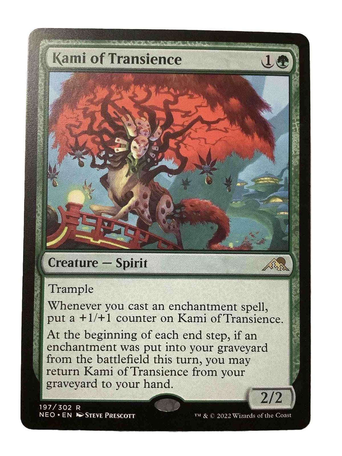 Magic: The Gathering Kami of Transience card – MTG single