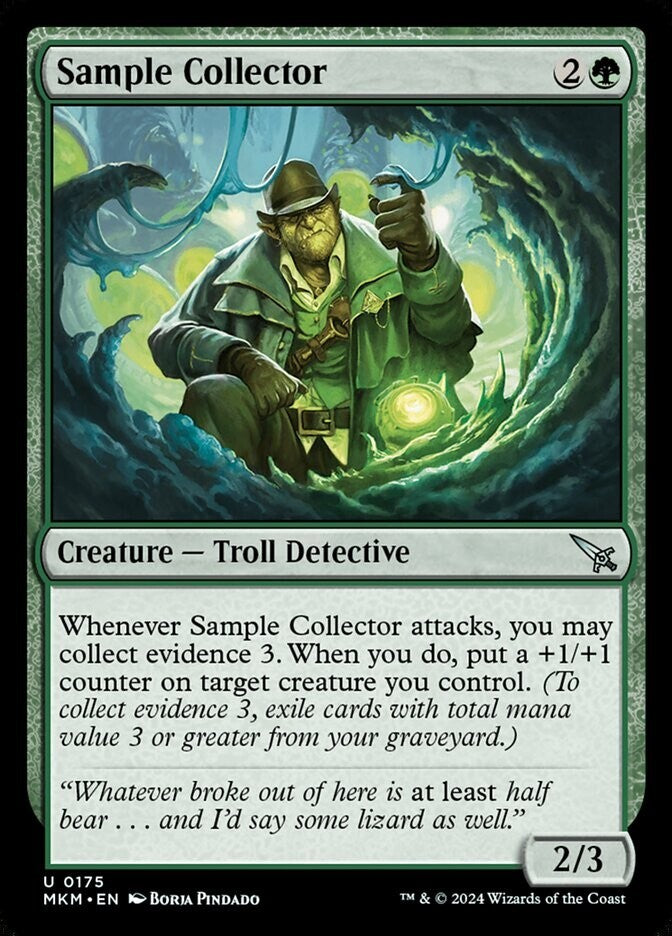 Sample Collector #175 Foil from Murders at Karlov Manor.