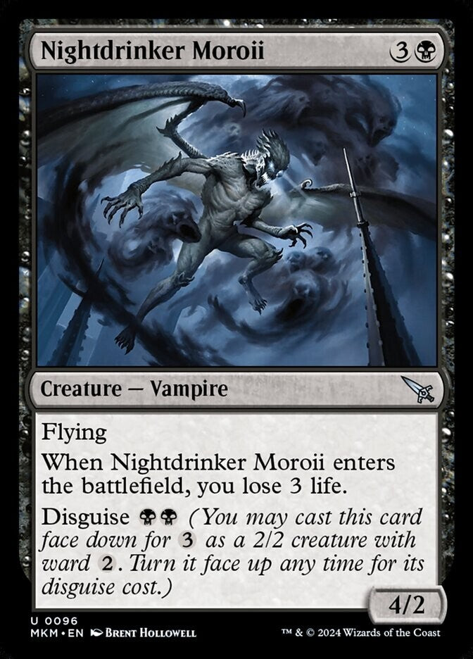 Nightdrinker Moroii MKM 096 Foil from Murders at Karlov Manor.