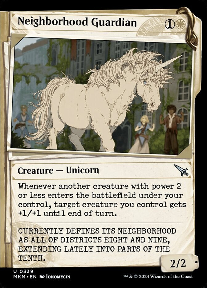Magic: The Gathering Neighborhood Guardian Showcase card – MTG single