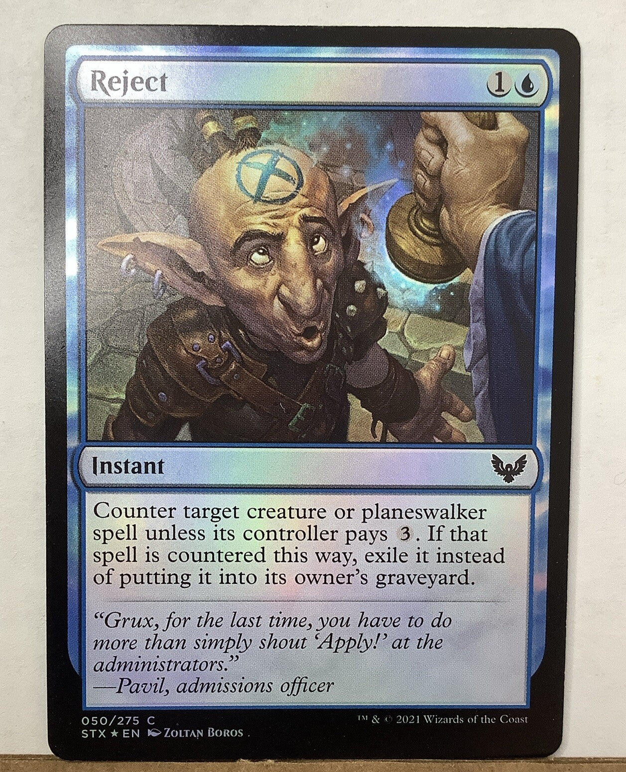 Reject #50 Foil from Strixhaven: School of Mages.