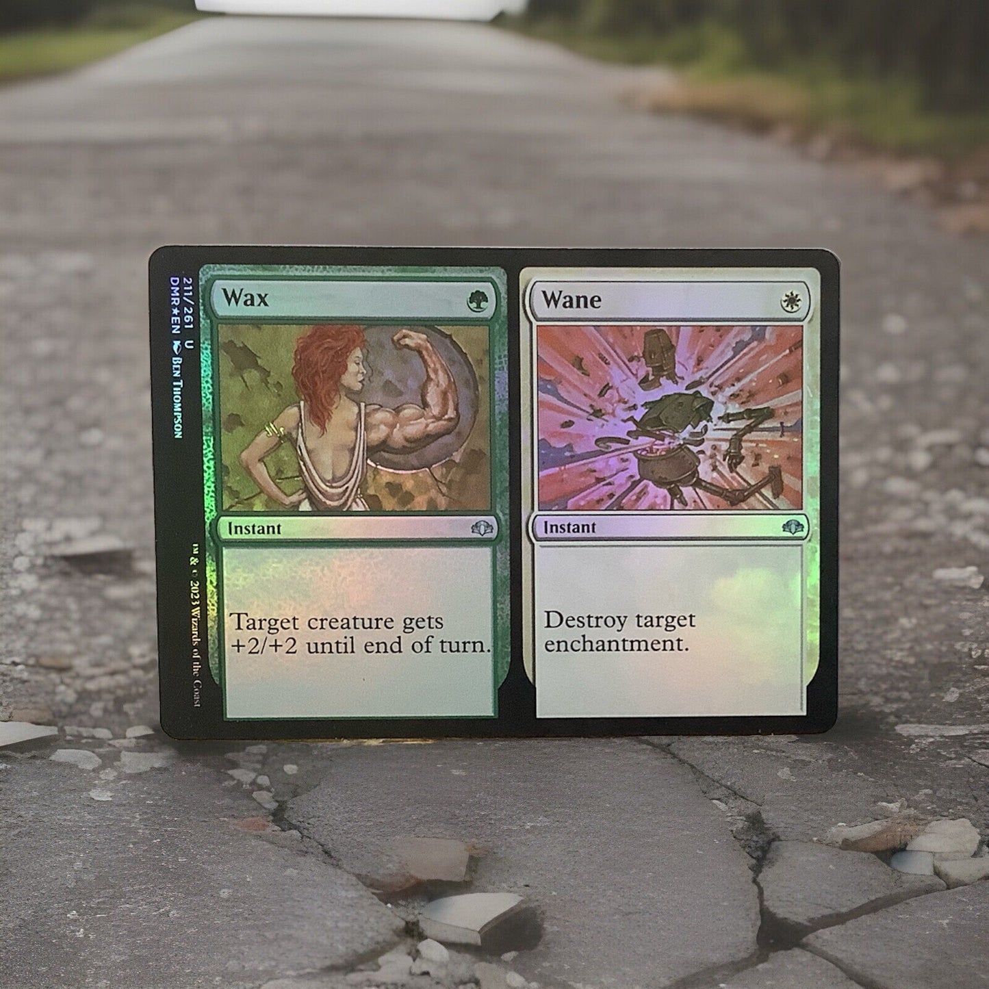 Wax Wane foil instant Dominaria Remastered 211/261