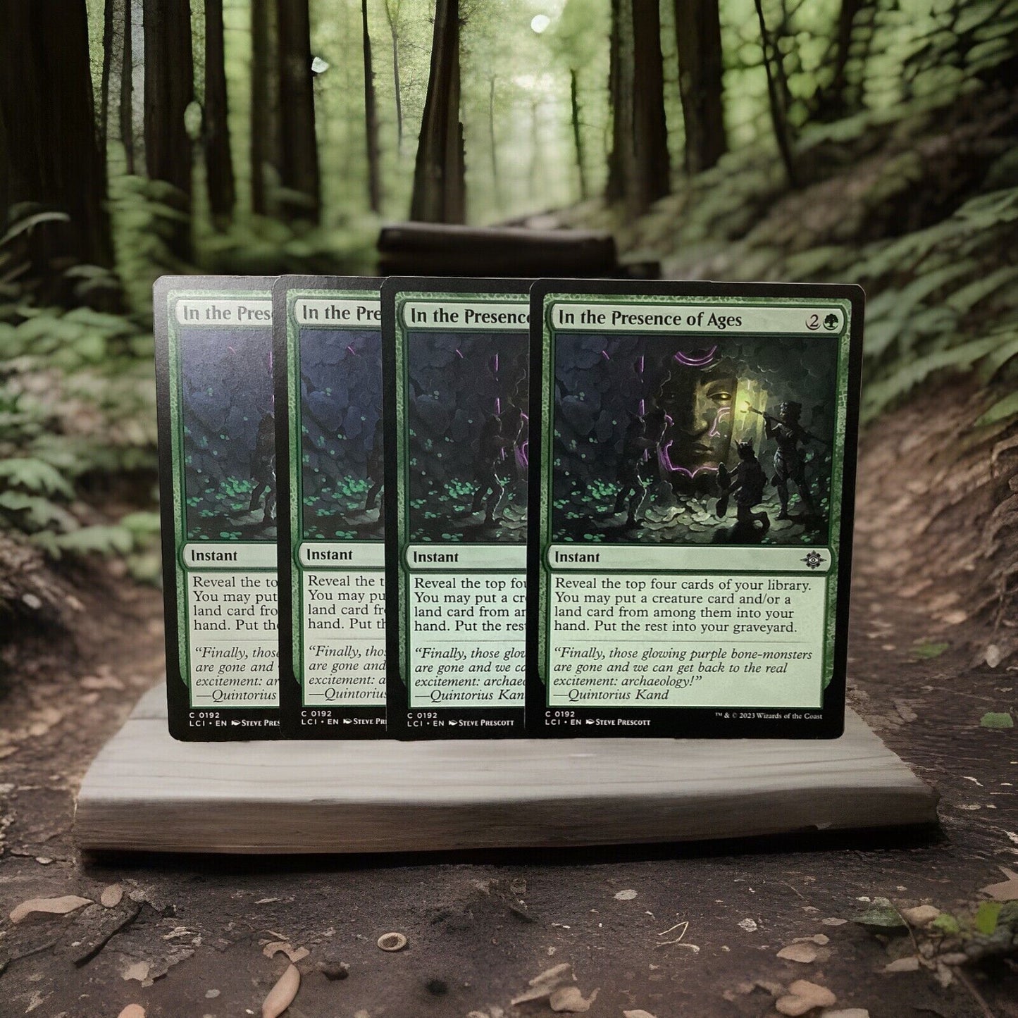 MTG LCI: X4 In the Presence of Ages The Lost Caverns of Ixalan 0192 Regular