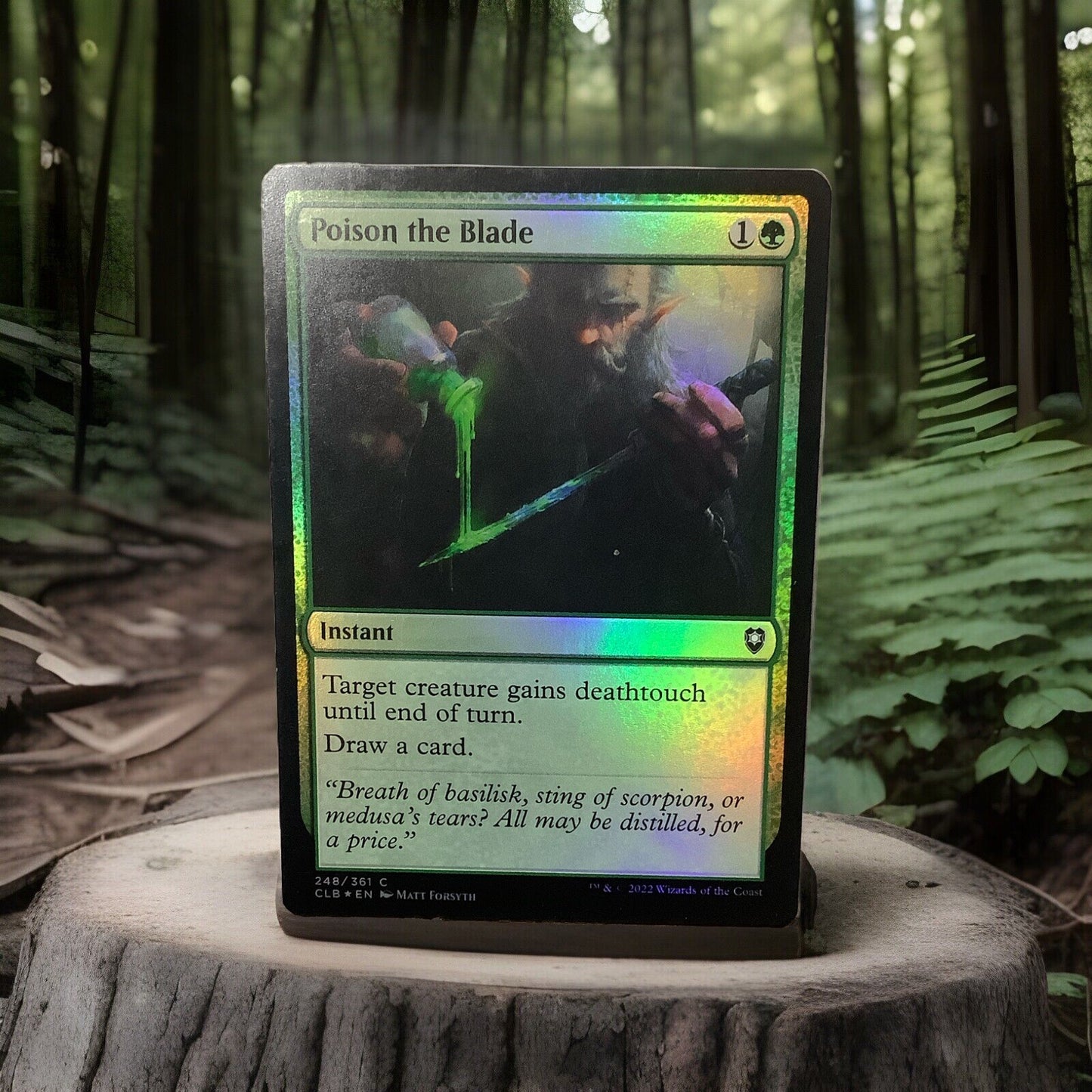 MTG CLB: Poison the Blade Commander Legends: Battle for Baldur's Gate Foil