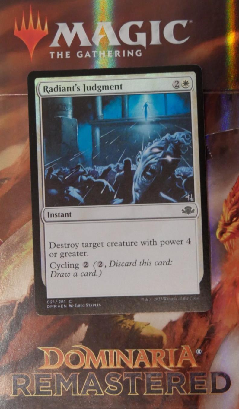 Radiant’s Judgment DMR 021 Foil MTG card DM Vault Co.