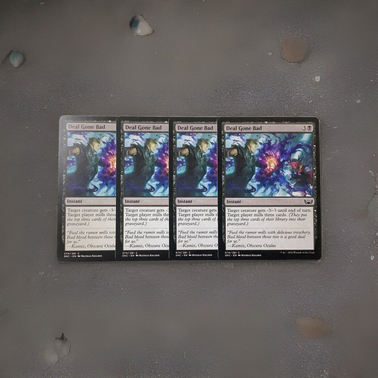 MTG SNC: X4 Deal Gone Bad Streets of New Capenna 074/281 Regular Common