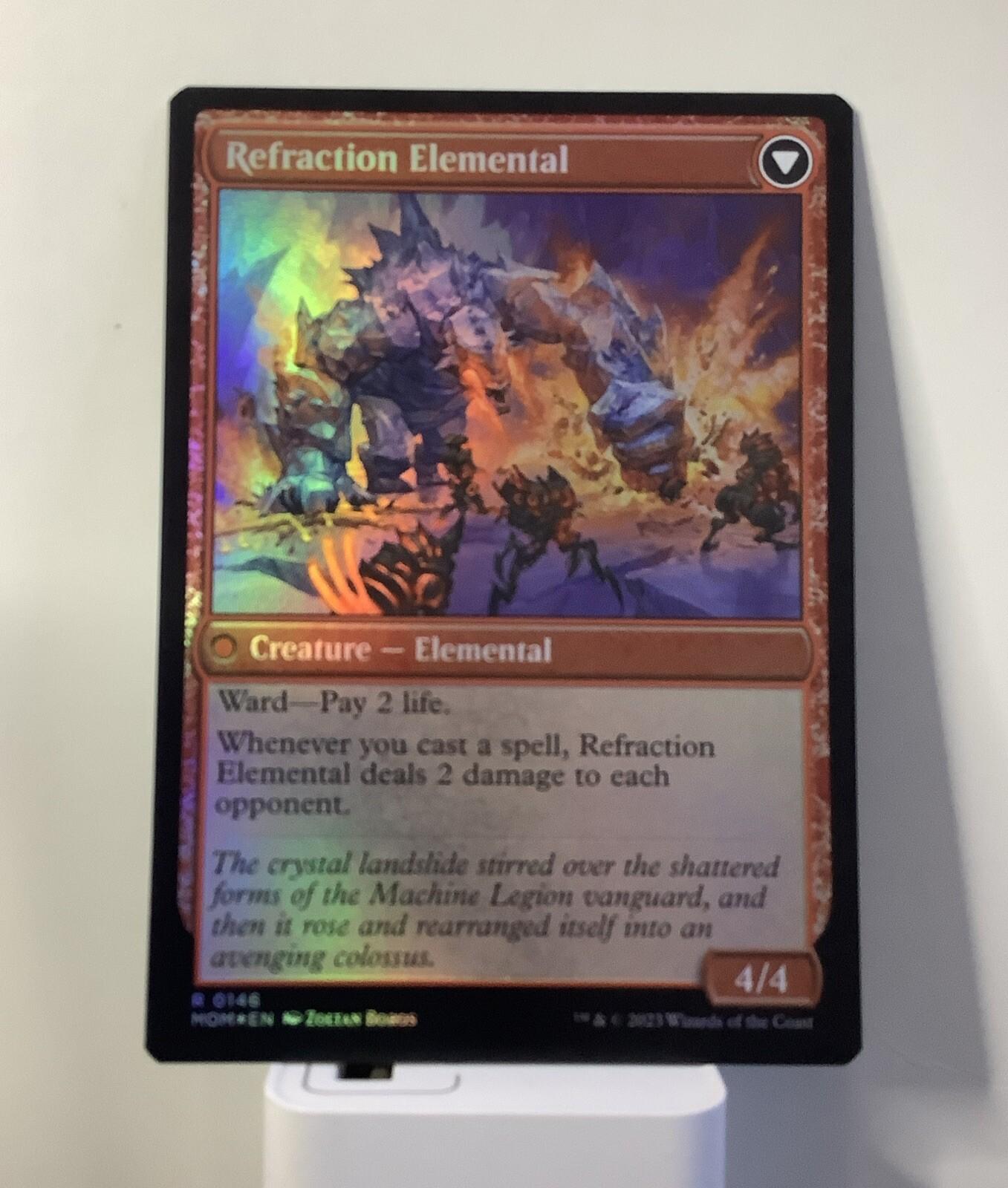 Invasion of Karsus // Refraction Elemental Foil MOM #146 MTG DFC Board Wipe Battle