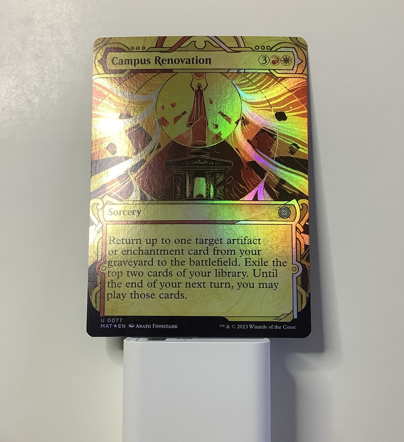 Campus Renovation — MAT Foil Showcase Uncommon MTG card