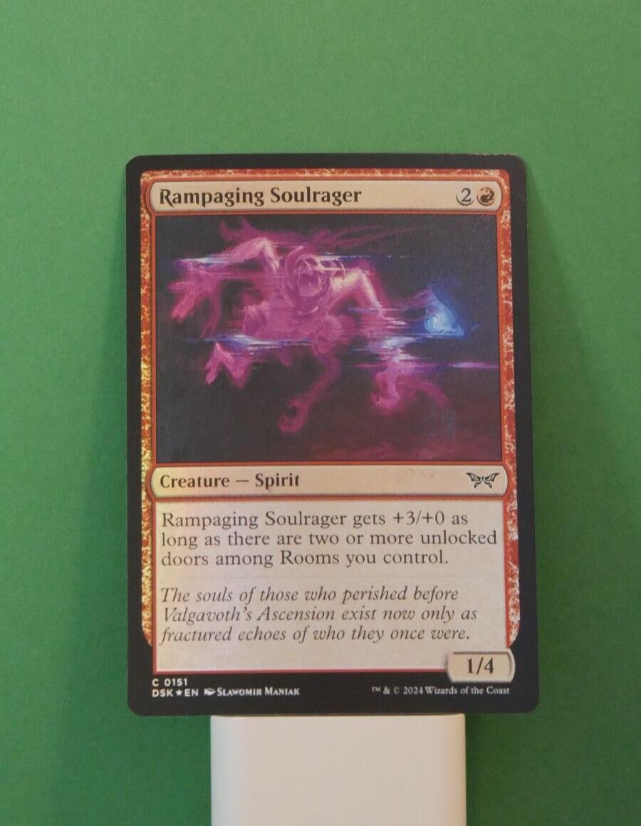 Rampaging Soulrager DSK 151 Foil MTG Spirit creature card