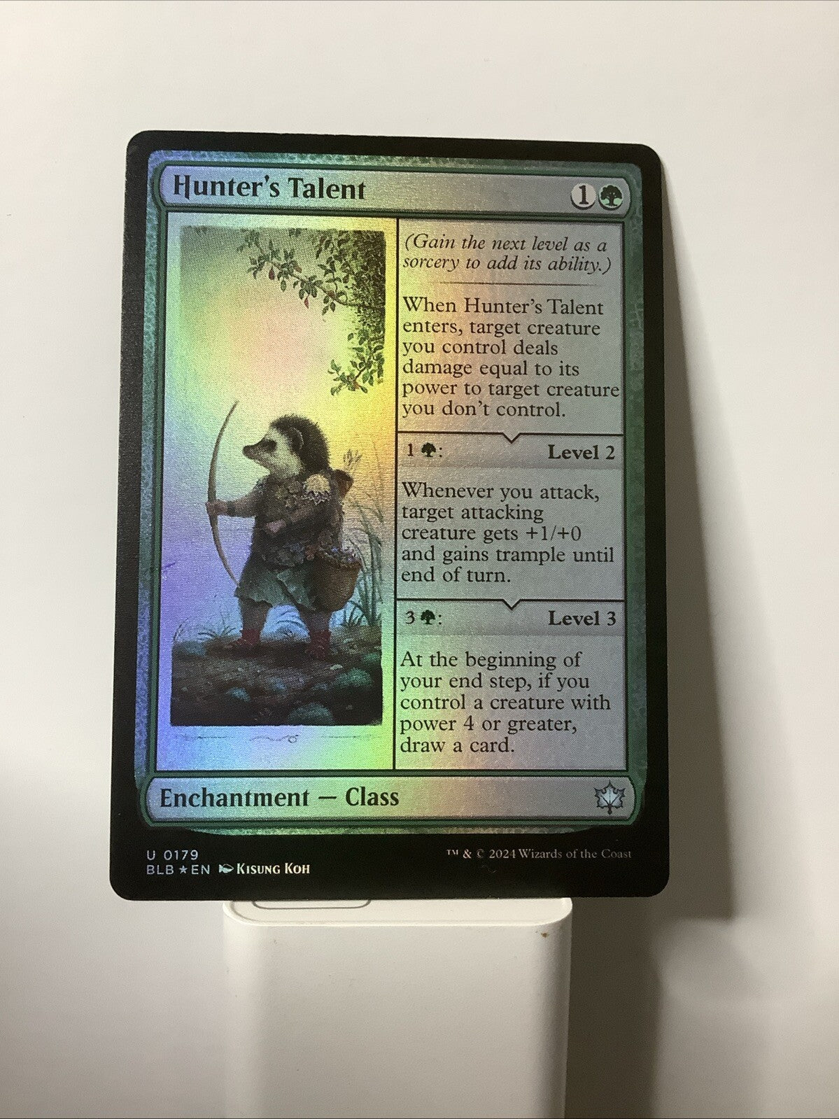MTG BLB: Hunter's Talent (Enchantment Class) Uncommon 179 Bloomburrow Foil