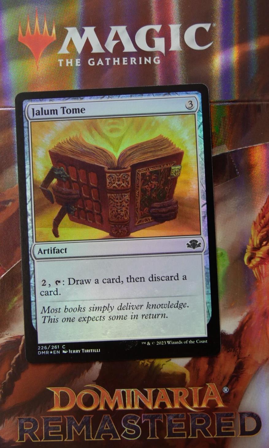 Jalum Tome — Dominaria Remastered — Foil Uncommon — 226