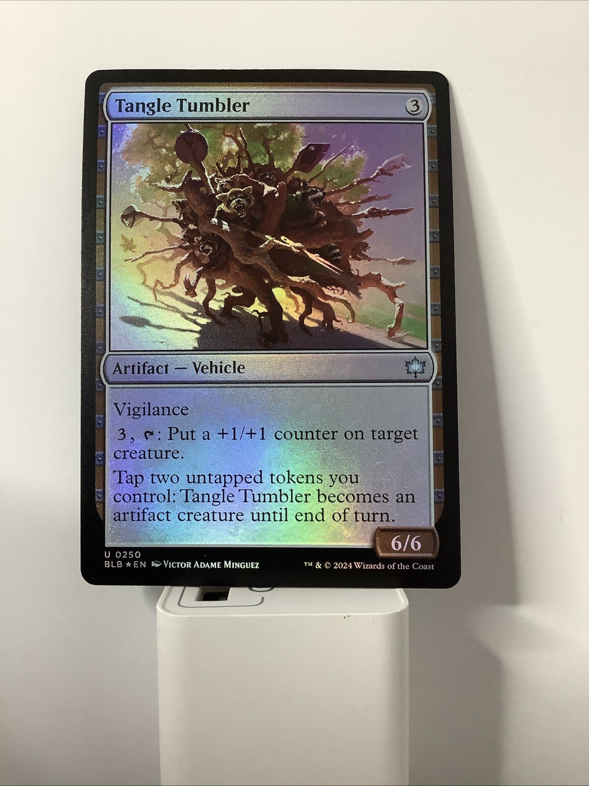 Tangle Tumbler – Bloomburrow Foil Uncommon MTG Artifact Vehicle