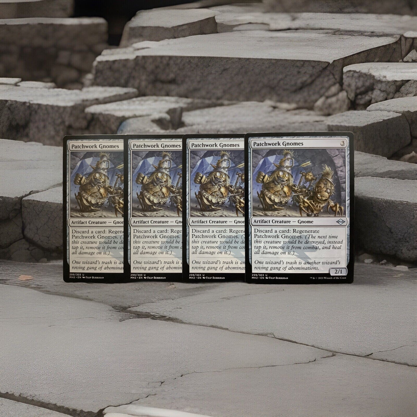 Patchwork Gnomes — Modern Horizons 2 — Uncommon — 299