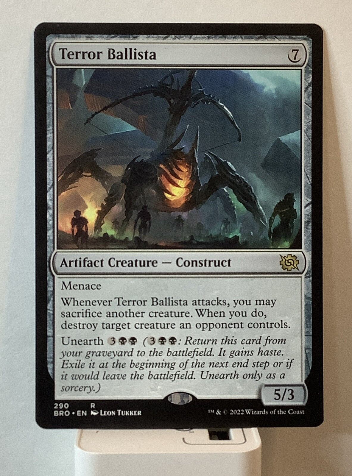 Terror Ballista #290 regular finish from The Brothers' War.