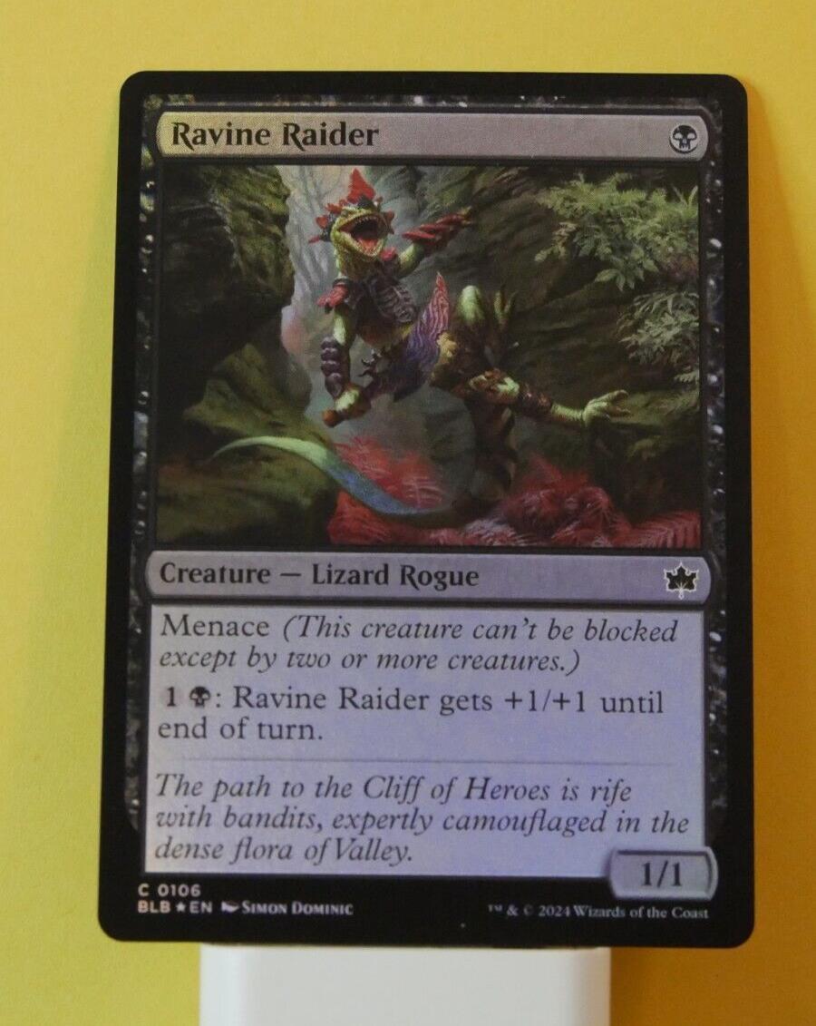 Ravine Raider Bloomburrow foil common Magic the Gathering card