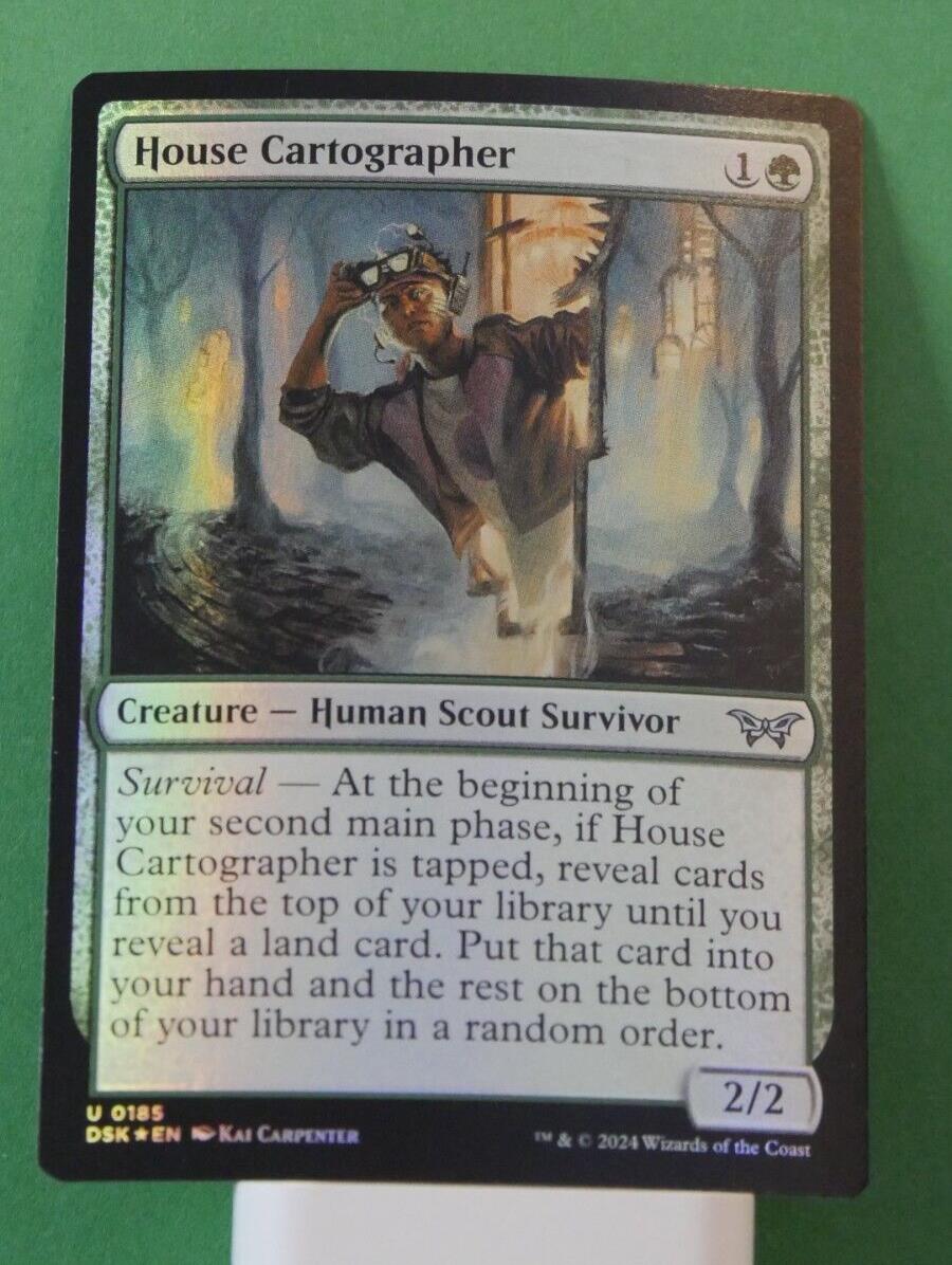 MTG DSK: House Cartographer (Creature Human Scout Survivor) Uncommon 185 Foil