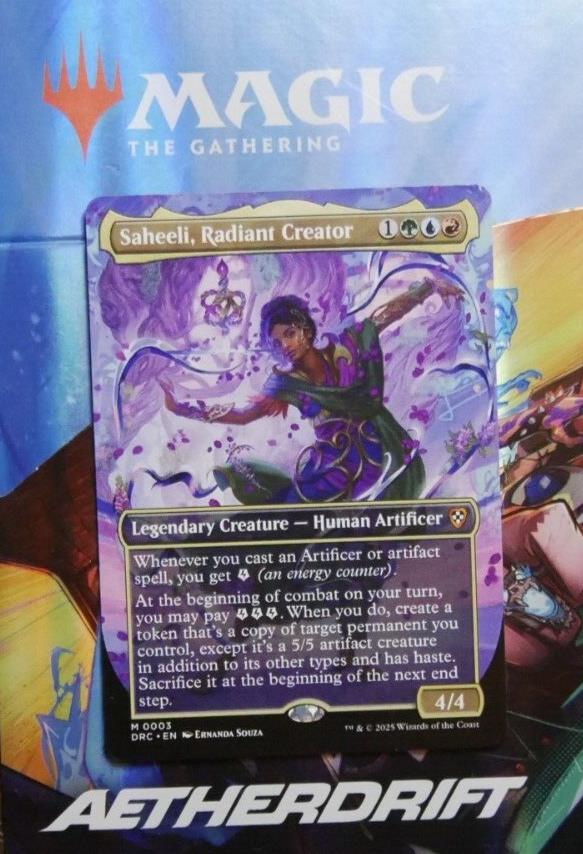 Saheeli, Radiant Creator DRC 003 Borderless Regular MTG card DM Vault Co.
