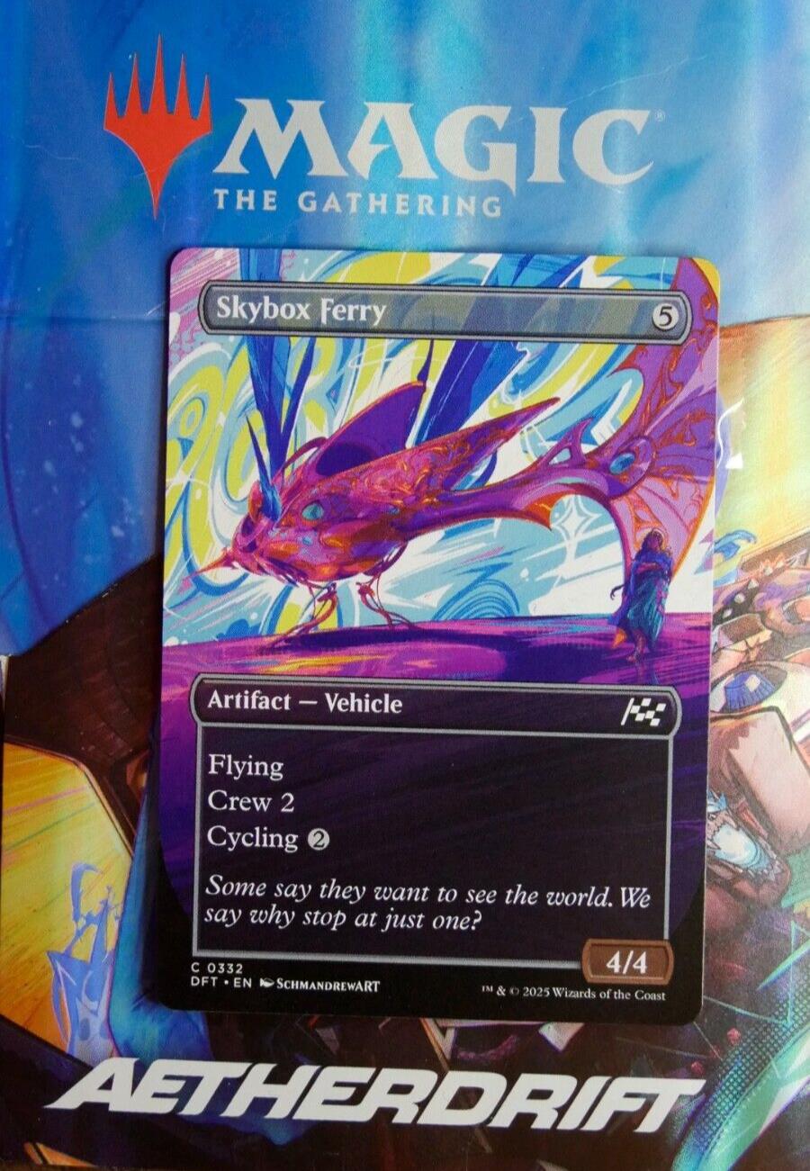 MTG DFT: Skybox Ferry (Artifact Vehicle) Aetherdrift Full Art Common 0332