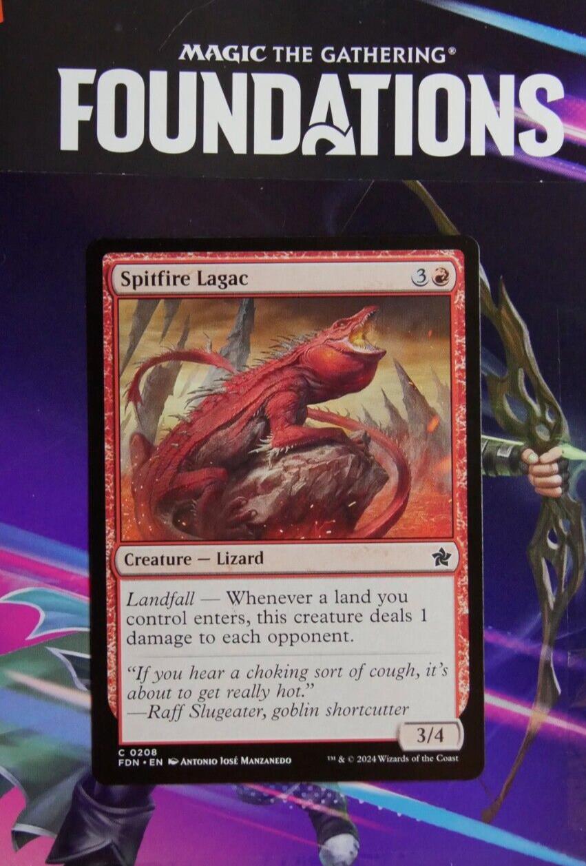 Spitfire Lagac Magic the Gathering Foundations red creature card