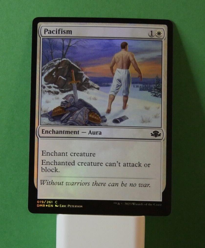 Pacifism Foil Dominaria Remastered DMR #19 Magic: The Gathering card from DM Vault Co.