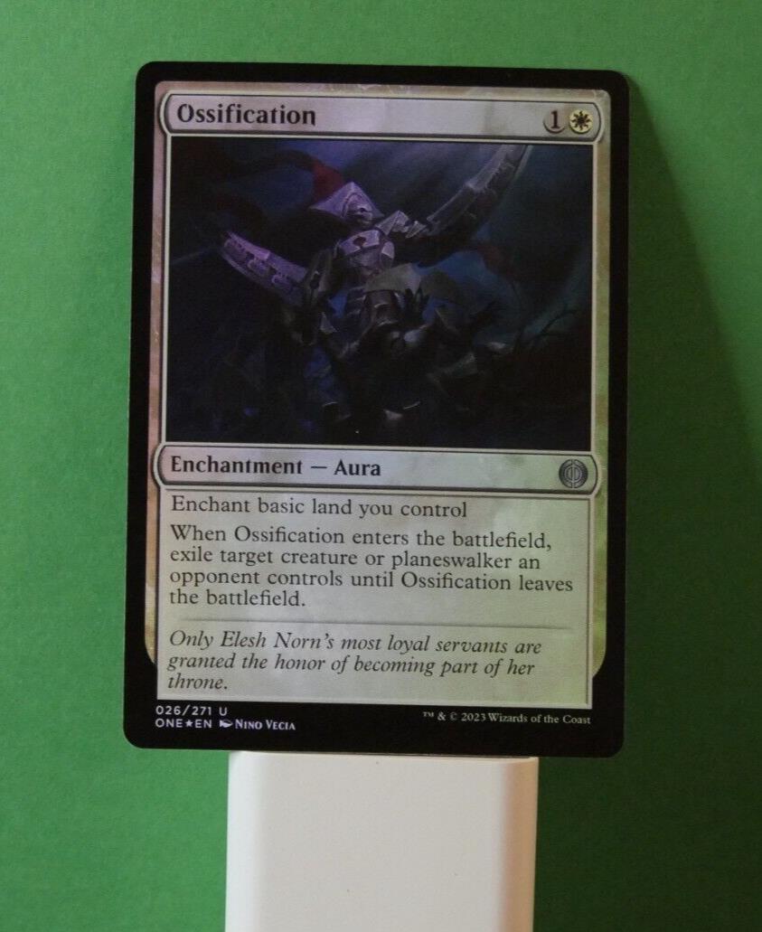 MTG ONE: Ossification (Enchantment Aura) 026/271 Regular Uncommon Foil