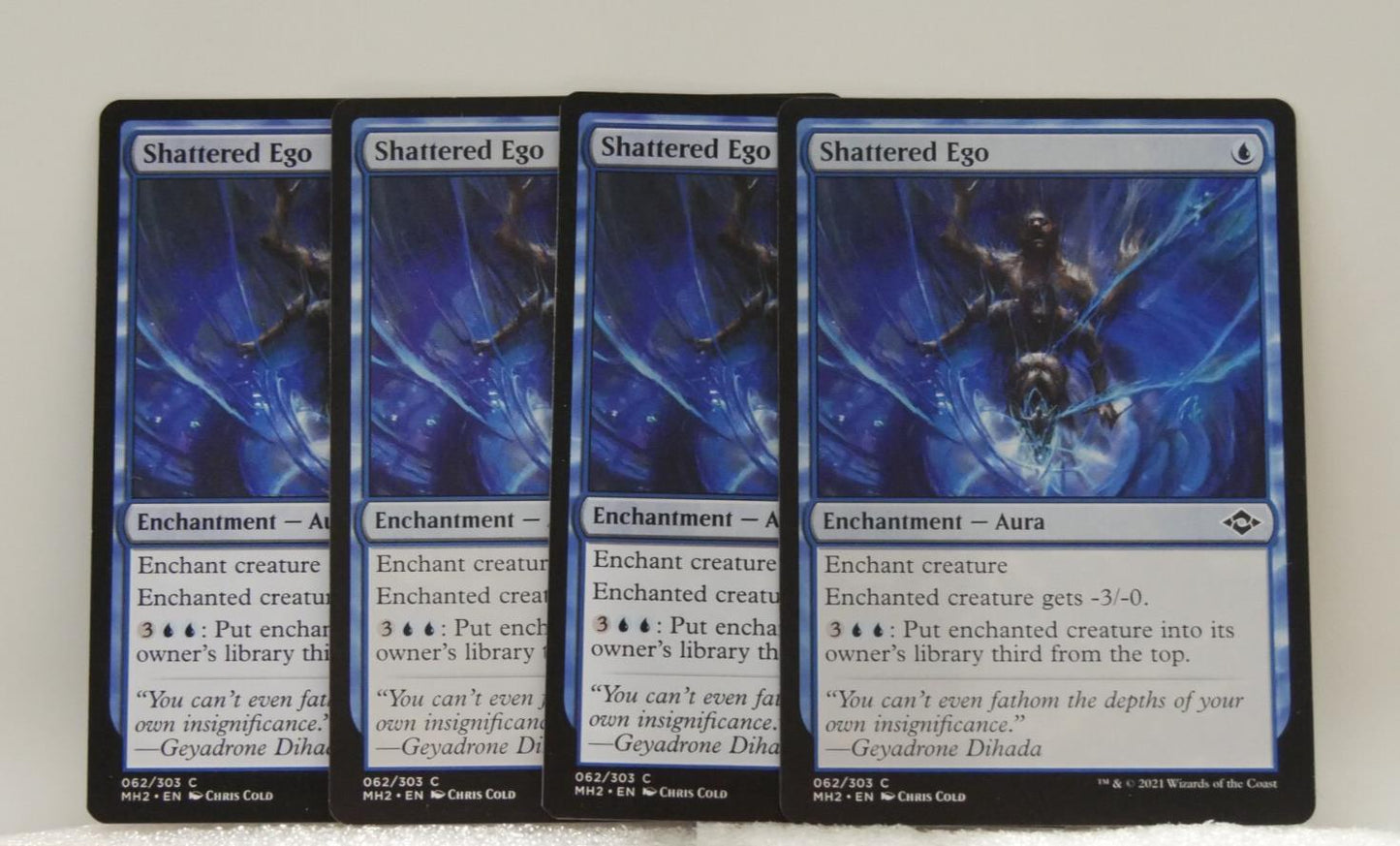 Shattered Ego Modern Horizons 2 MTG common enchantment aura card playset
