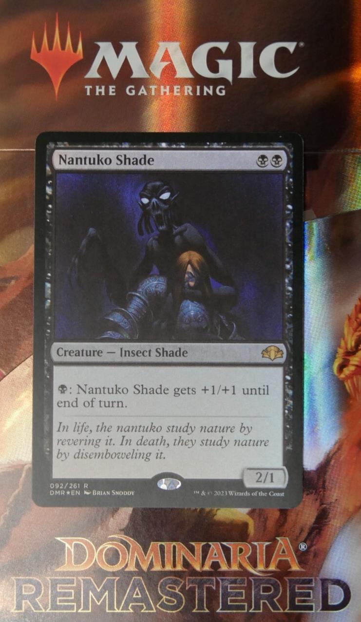 Nantuko Shade Dominaria Remastered foil rare Magic card