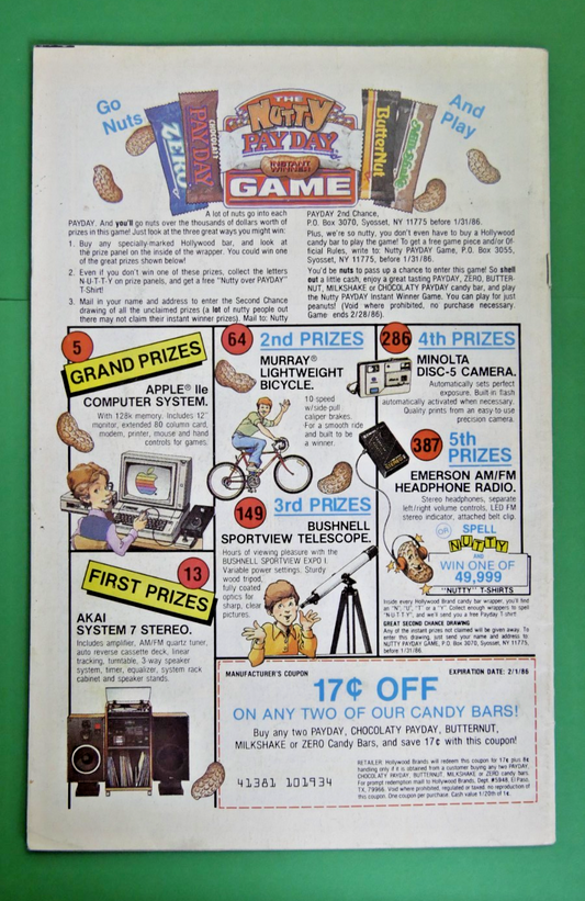 The Uncanny X-Men #196 (1985) Marvel Comics Direct Edition