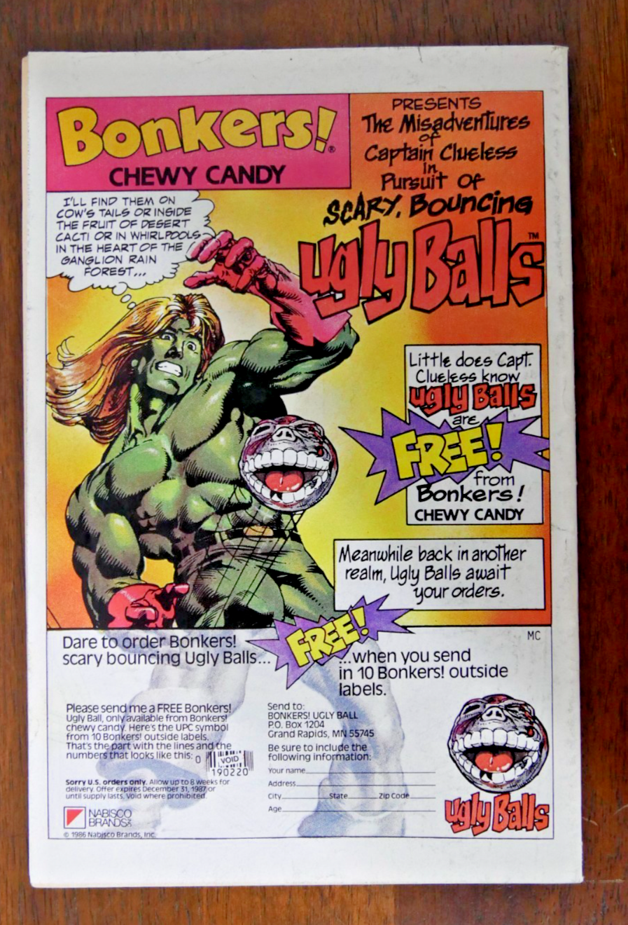 Uncanny X-Men #217 (1987) Direct Edition – Juggernaut vs Dazzler