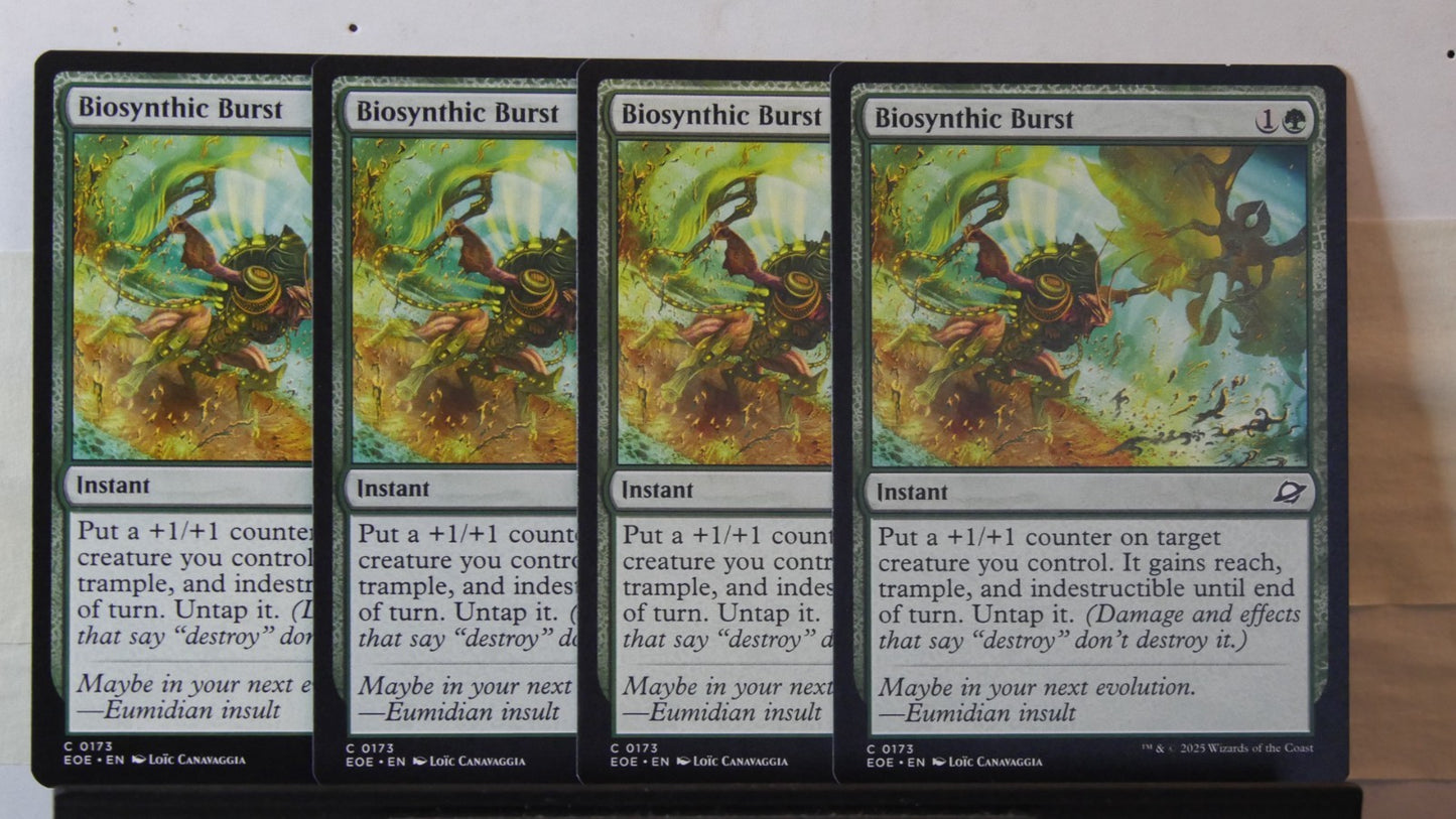 MTG EOE: X4 Biosynthic Burst (Instant) Edge of Eternities Regular Common 0173