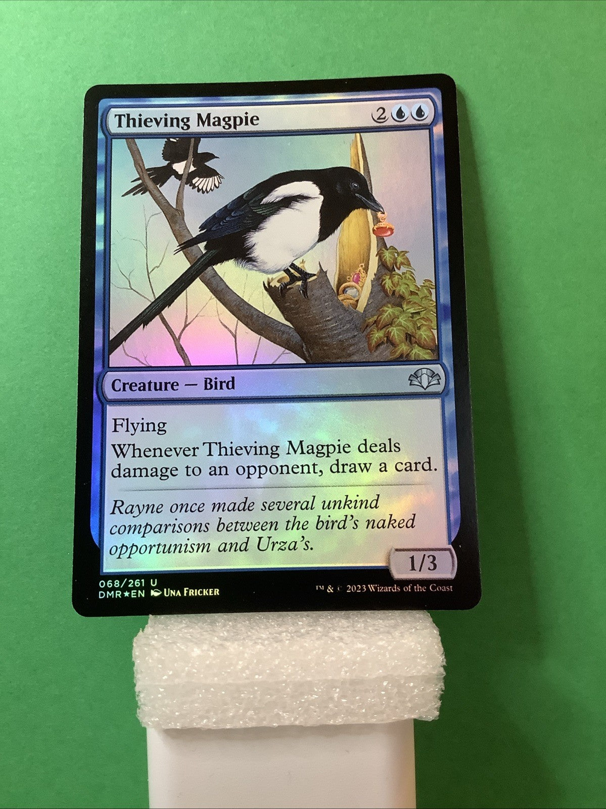 Thieving Magpie Foil #068 from Dominaria Remastered.
