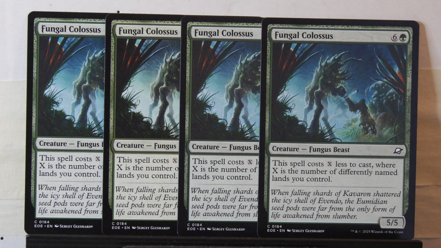 MTG EOE: X4 Fungal Colossus (Creature) Edge of Eternities Regular Common 0184
