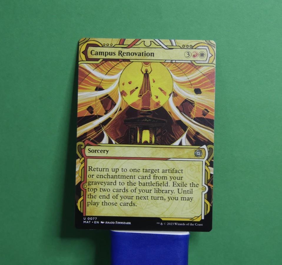 Campus Renovation — MAT Showcase Uncommon MTG card